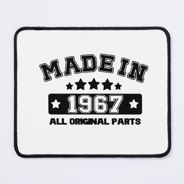 Item preview, Made in 1967 All Original Parts Gift Premium Apparel Funny Holiday Xmas designed and sold by DesignByHeartUK.