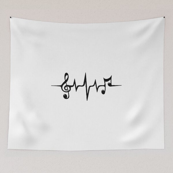 Item preview, Music heart beat Guitar Shirt Heart Beat Pluse Beat Essential Gift Premium Apparel Funny Holiday Xmas designed and sold by DesignByHeartUK.