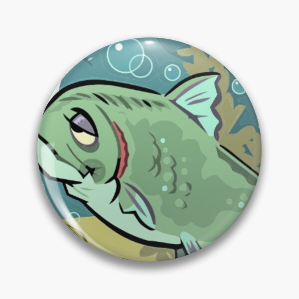 Item preview, Funny Cartoon Stoned Fish designed and sold by masteriven.
