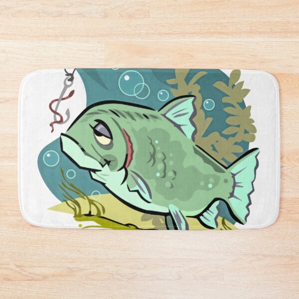 Item preview, Funny Cartoon Stoned Fish designed and sold by masteriven.