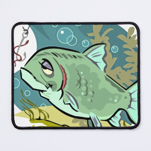 Item preview, Funny Cartoon Stoned Fish designed and sold by masteriven.