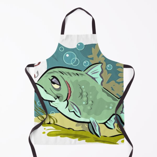 Item preview, Funny Cartoon Stoned Fish designed and sold by masteriven.