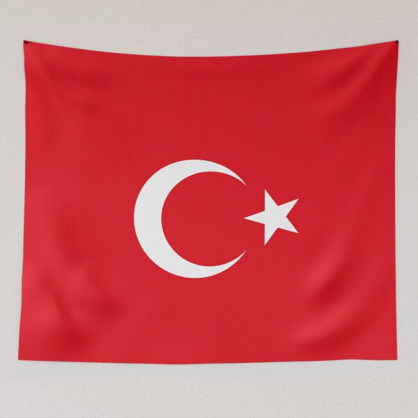 Item preview, Turkey Flag designed and sold by WorldFlagCo.