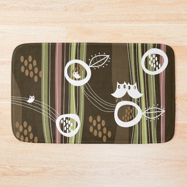 Item preview, Retro Owls Happy Family III © fatfatin designed and sold by fatfatin.