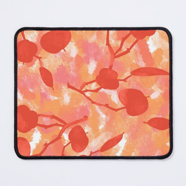 Item preview, Tropical leaves in orange designed and sold by stavina.