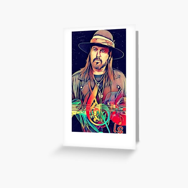 Billy Ray Cyrus Greeting Card for Sale by alexapotish