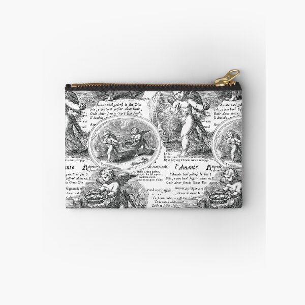 Item preview, Cupids in Love Vintage Toile designed and sold by AntiqueImages.