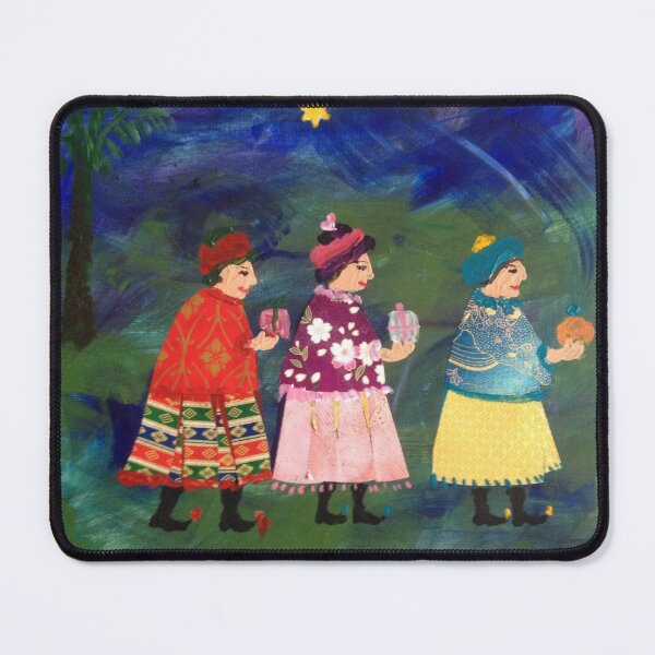 Item preview, christmas three wise grannies designed and sold by janestallwood.