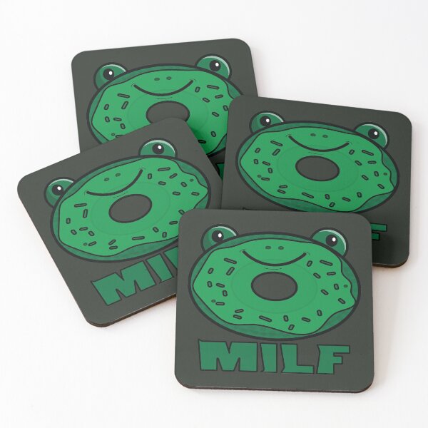 Item preview, Frog doughnut, I love milfs designed and sold by Donutlovers.