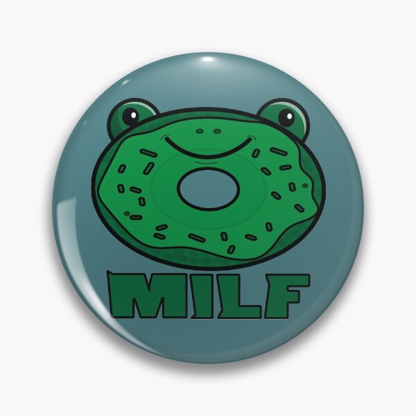 Item preview, Frog doughnut, I love milfs designed and sold by Donutlovers.
