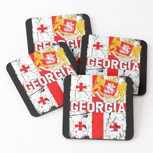 Item preview, Georgia Vintage Flag | Georgian Sakartvelo Flag designed and sold by MagicBoutique.