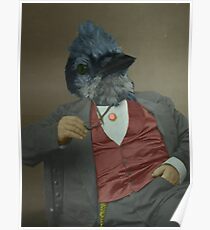 Gentlemen's club of exquisite plumage. Poster