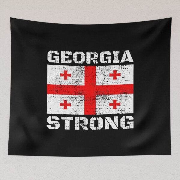Item preview, Georgia Strong | Georgian Sakartvelo Flag designed and sold by MagicBoutique.