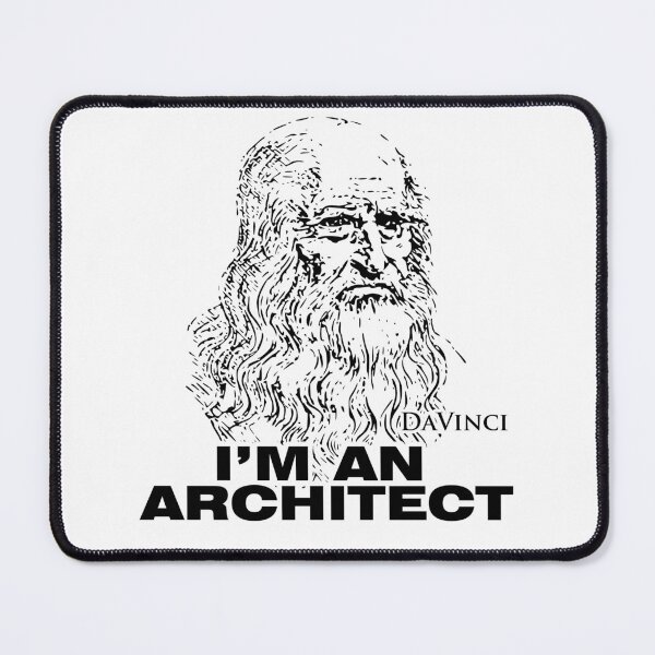 Item preview, I'm an Architect, da Vinci designed and sold by LanrivArtStudio.