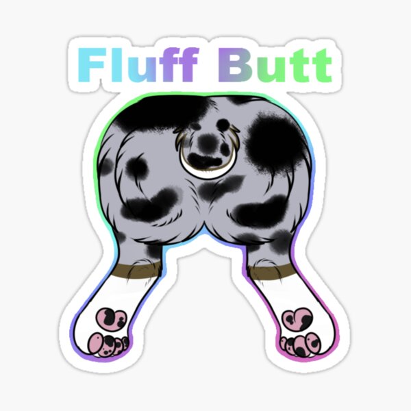 Artikel-Vorschau von Blauer Merle Aussie Fluff Butt, designt und verkauft von Darahsdrawings.