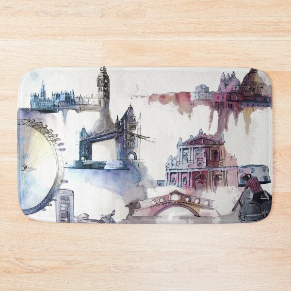 Item preview, London and the city of masks designed and sold by BMBIllustration.