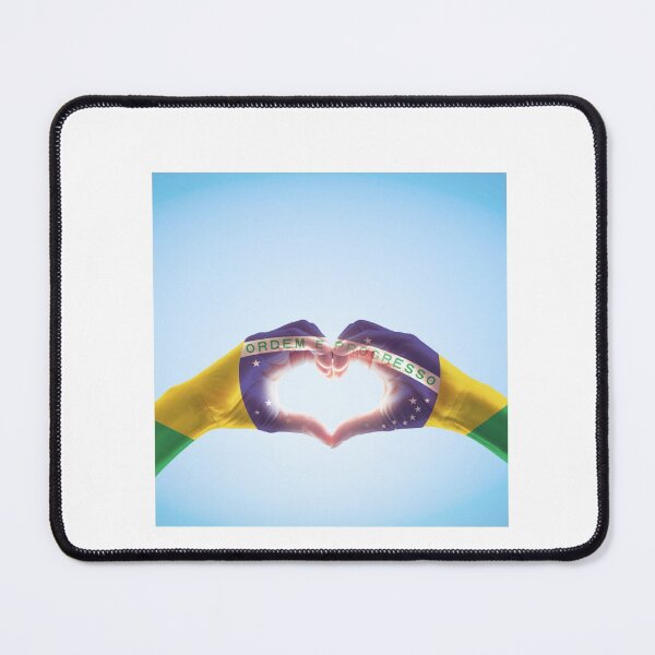 Item preview, Brazil Love Hand with Flag designed and sold by FindYouByZ.