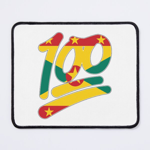 Item preview, Grenada Flag 100 Emoji designed and sold by IdentiTee Studios.