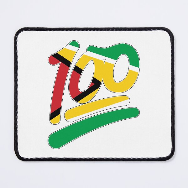 Item preview, Guyana Flag 100 Emoji designed and sold by IdentiTee Studios.