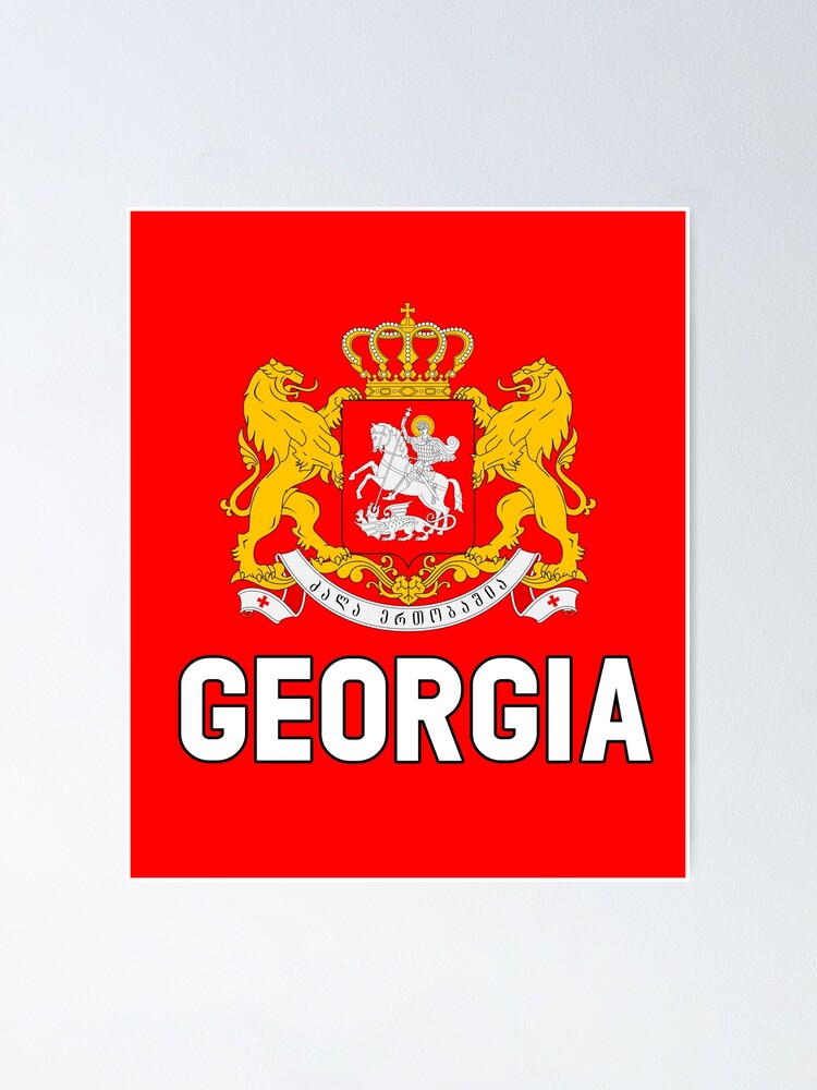 Póster «Georgia Gerb | Bandera de Georgia Sakartvelo» de MagicBoutique ...