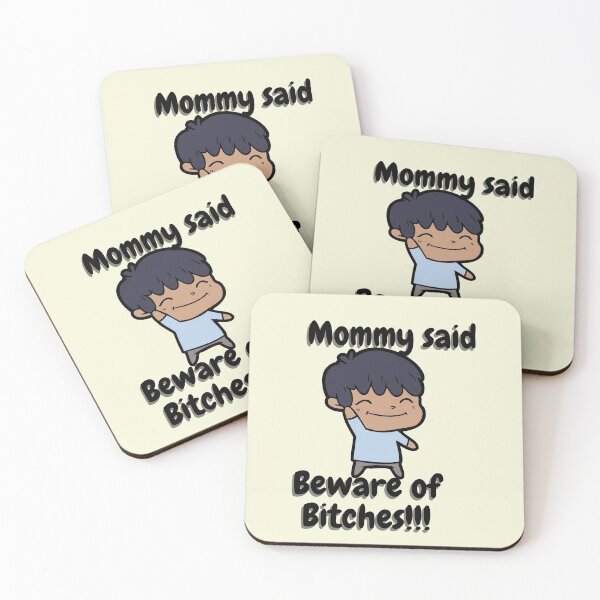 Item preview, Mommy said beware of bitches kawaii and funny classic by spacewalker designed and sold by Space--walker.