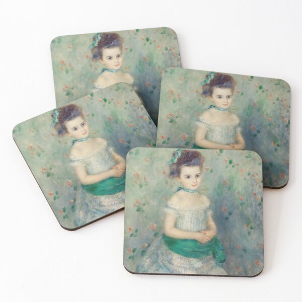 Item preview, Portrait of Jeanne Durand-Ruel (Portrait de Mlle. J.) (1876) by Pierre-Auguste Renoir designed and sold by Designedbysm.