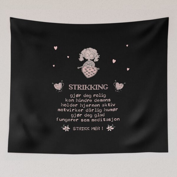 Item preview, Knitting calms you down - prevents dementia - brains fit designed and sold by Shirt-Designs.