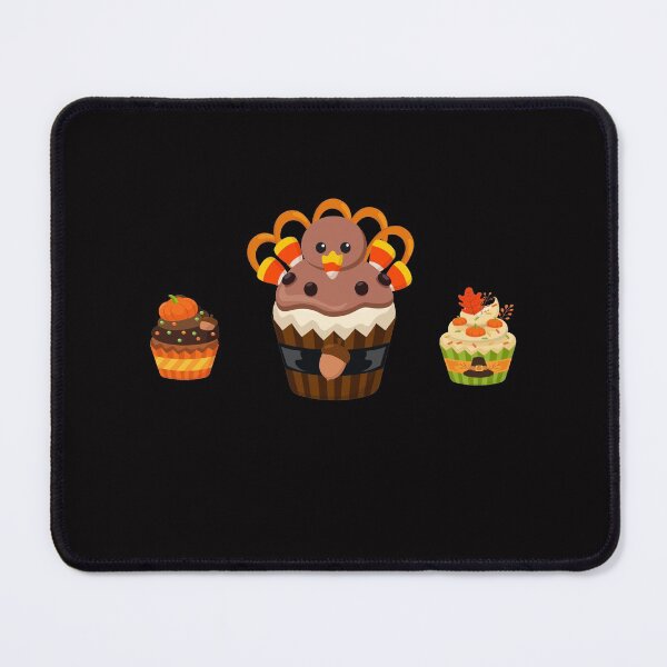 Item preview, thanksgiving cute cupcakes with turkey cup cakes designed and sold by lady-fiona.