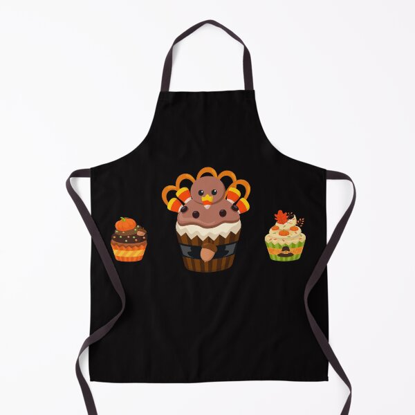 Item preview, thanksgiving cute cupcakes with turkey cup cakes designed and sold by lady-fiona.