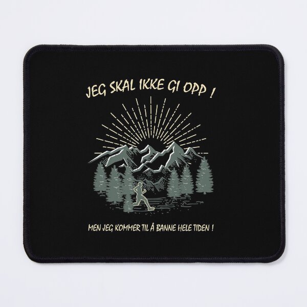 Item preview, Jogging - I won't give up, but I will curse designed and sold by Shirt-Designs.