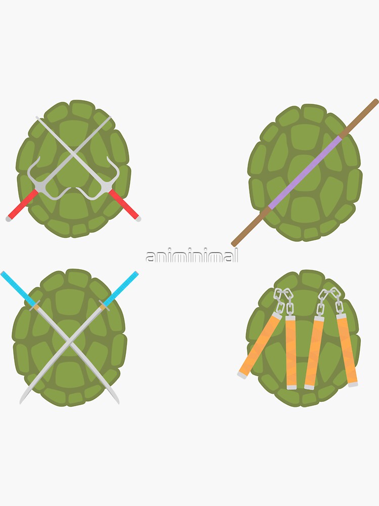 TMNT  Sticker for Sale by animinimal