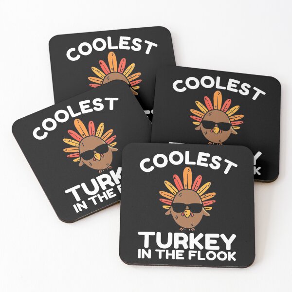 Item preview, Coolest Turkey In The Flock Thanksgiving Day Boys designed and sold by cimibaka25.