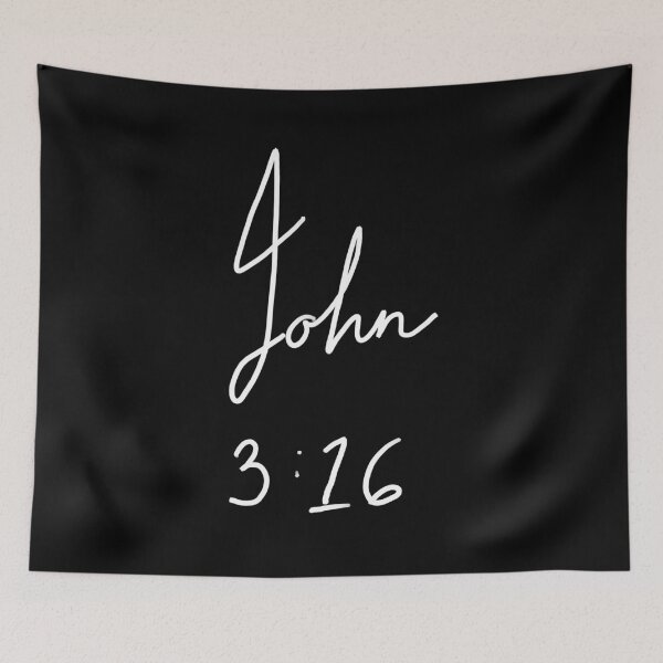 Item preview, John 3 16 (white text) designed and sold by jaycejvr.
