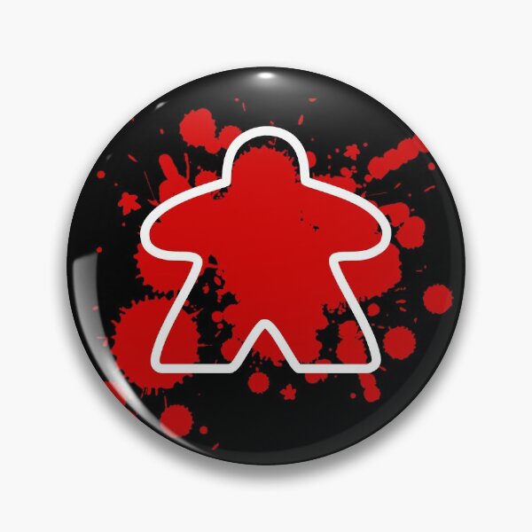Artikelvorschau, Abstrakter Meeple - Rot entworfen und verkauft von MadeByMeeples.