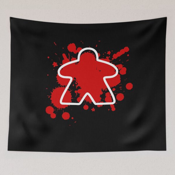 Item preview, Abstract Meeple - Red designed and sold by MadeByMeeples.