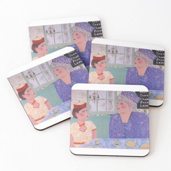 Item preview, ladies take coffee and cake designed and sold by janestallwood.