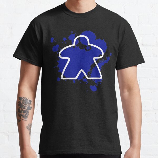 Item preview, Abstract Meeple - Dark Blue designed and sold by MadeByMeeples.
