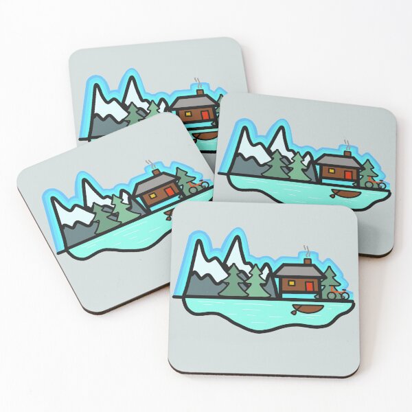 Item preview, Cabin by the Lake designed and sold by ThreeBearsArt.