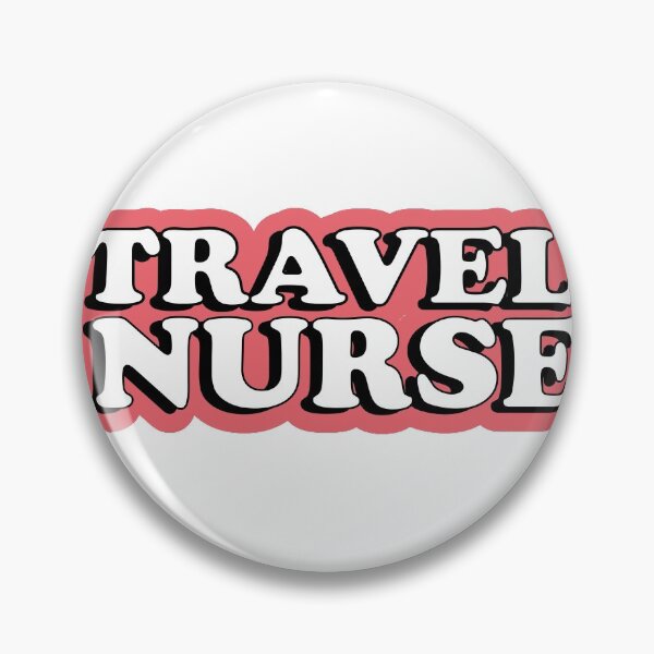 Item preview, Travel Nurse Red Typography designed and sold by Preents.