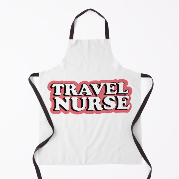 Item preview, Travel Nurse Red Typography designed and sold by Preents.
