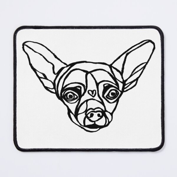 Item preview, Small Dog Breeds, Lineart, Dog Chihuahua designed and sold by badlydrawnbabe.