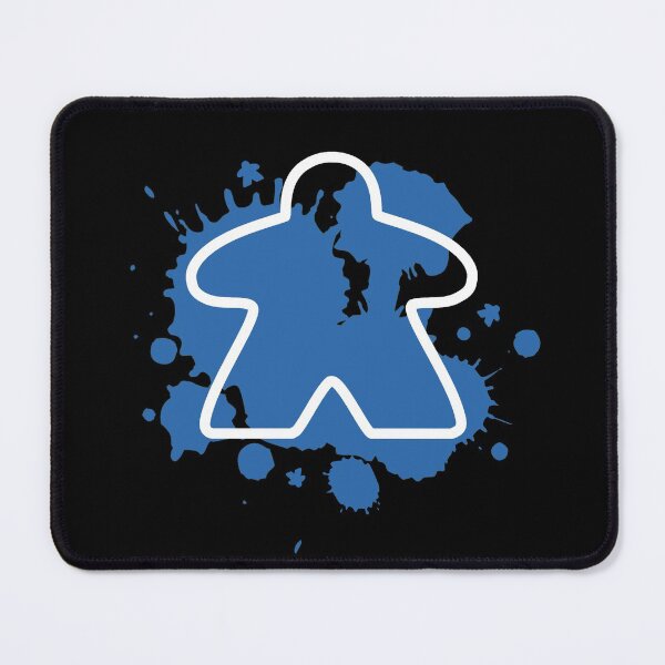 Artikelvorschau, Abstrakter Meeple - 'Meeple Minded' Blau entworfen und verkauft von MadeByMeeples.
