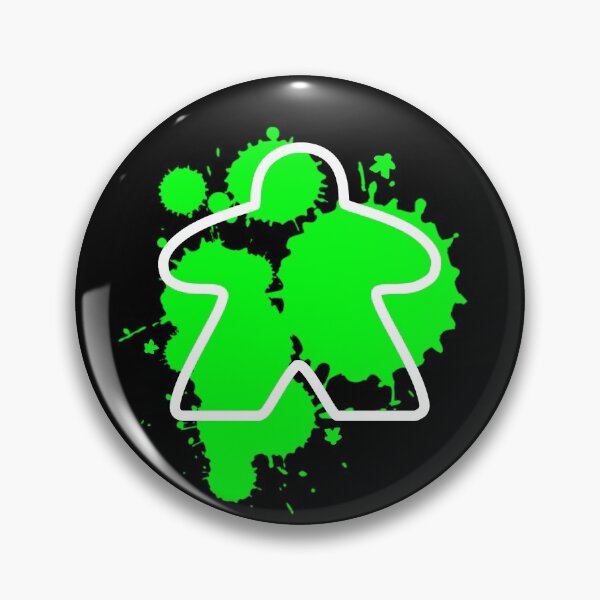 Artikelvorschau, Abstrakter Meeple - Grün entworfen und verkauft von MadeByMeeples.