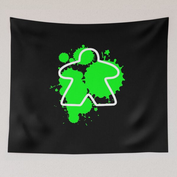 Item preview, Abstract Meeple - Green designed and sold by MadeByMeeples.