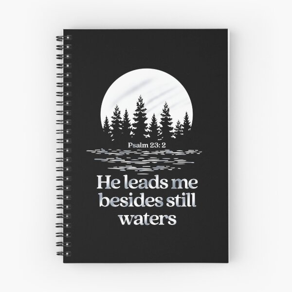 Item preview, Psalm 23 Verse 2 He leads me besides still waters  designed and sold by MJDezigns.
