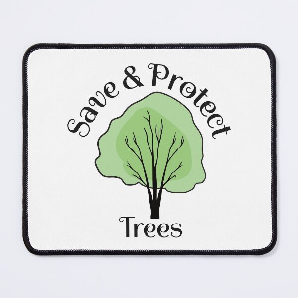 Item preview, Environmentalists slogan Save and Protect trees designed and sold by Innet.