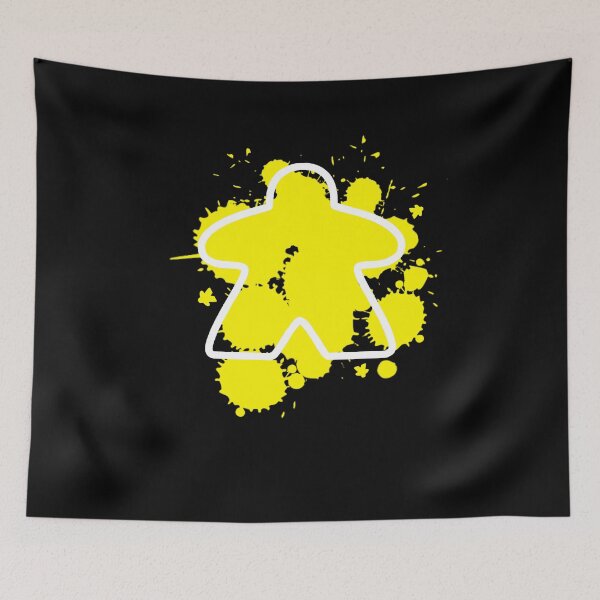 Item preview, Abstract Meeple - Yellow designed and sold by MadeByMeeples.