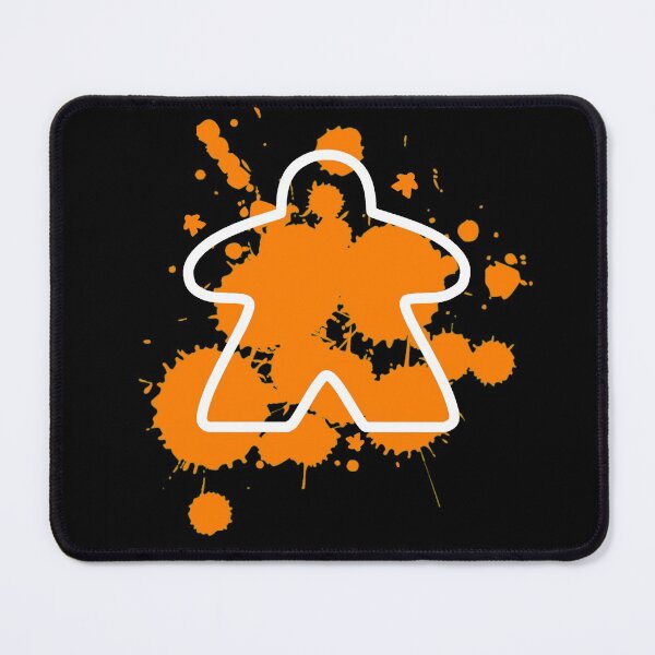 Artikelvorschau, Abstrakter Meeple - Orange entworfen und verkauft von MadeByMeeples.