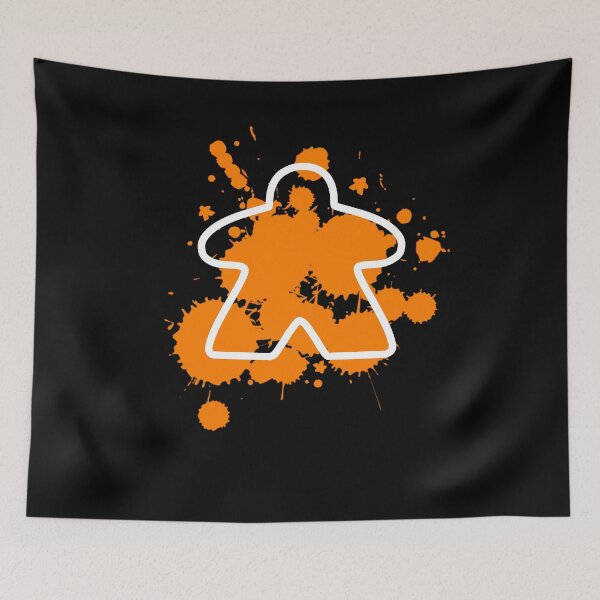 Item preview, Abstract Meeple - Orange designed and sold by MadeByMeeples.