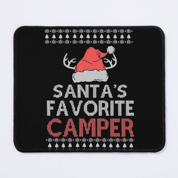 Item preview, Santa's Favorite Camper, Funny Camping Christmas designed and sold by Pun&Done.